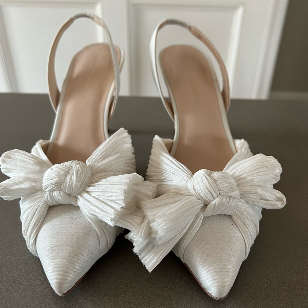 Loeffler Randal Sylvana Knotted Slingback Pumps